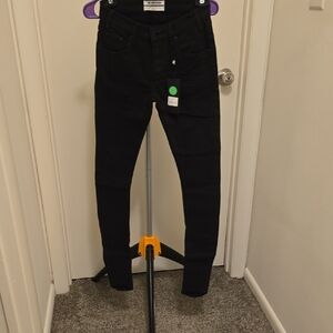 NWT One Teaspoon Black Denim Skinny Jeans